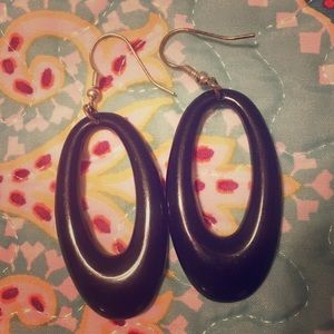 Black Mod Earrings 🖤